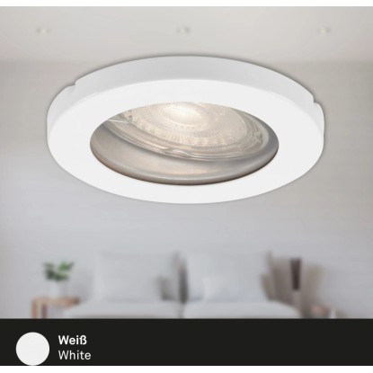 Briloner LED vgradna svetilka bela