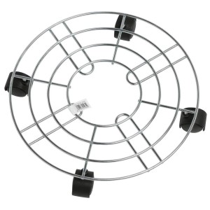 Premičen podstavek za rastline Kovinski Okrogel Ø 35 cm