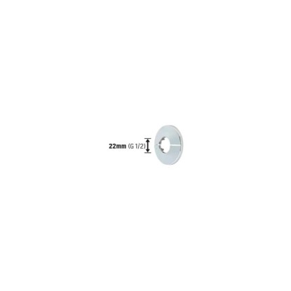 LUX-TOOLS Sklopna rozeta Ø 22 mm Kromirana 2 kosa