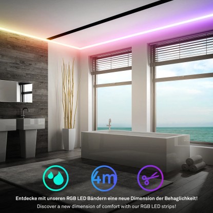 Briloner Pimp your Stripe Razširitveni komplet LED-traka RGB/W 4 m IP44