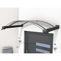 Gutta Polkrožni nadstrešek za vhod BV/B 160 antracit 160 cm x 90 cm x 25 cm