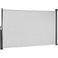 Stranska markiza Livingston 300 cm x 150 cm srebrno-siva