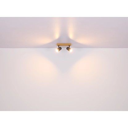 Globo Stenska svetilka Robby 1-plamenska grafit temna 70 x 440 mm