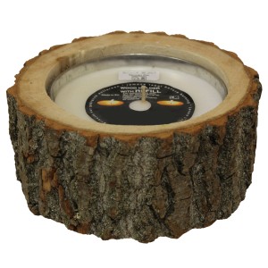 Sunny Garden Leseni kolut s svečo Ø 16 cm x 7,5 cm