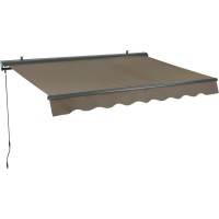 OBI Markiza z zaščitno prevleko 300 cm x 200 cm Taupe Motorizirana