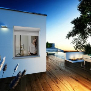 Windhager Okvir z mrežo proti mrčesu IS Plus FE Ultra Flat Bel 100 cm x 120 cm