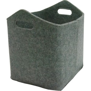 FIREFIxE Zabojček za drva iz filca, sive barve