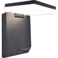 Lutec Sončna zunanja LED-svetilka Moze 1000 lm 19,5 x 14 x 15 cm črna mat