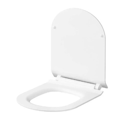 WC školjka City Oval z WC desko bela