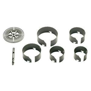 LUX-TOOLS Komplet kronskih žag 7-delni