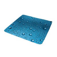 Kleine Wolke Podloga za prho Bubble modra 55 x 55 cm