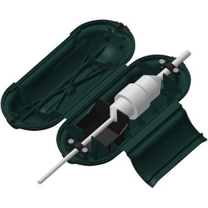 Zaščitna škatla majhna IP 44 zelena