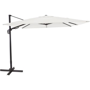 Viseči senčnik Aros kvadratni 2,8 m x 2,8 m kremno bel