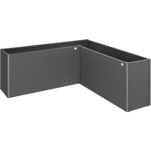 Biohort Visoka greda Belvedere Maxi vel. L200 temno siva kovinska