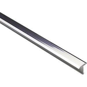 T profil za fuge Aluminij eloksiran Srebrna S sijajem 9 mm x 0,9 m