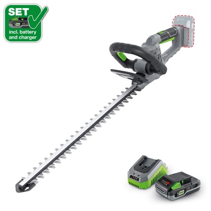 LUX-TOOLS Akum. škarje za živo mejo 1 PowerSystem A-HS-20/52-24 z 20 V akum. in