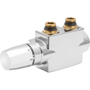 Dvojni ventil Quattro 21 mm (G 1/2) x 24,1 mm (G 3/4) krom