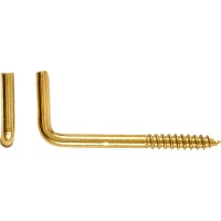 Vijak s kljuko raven medenina Ø 2,0 x 20 mm 6 kosov