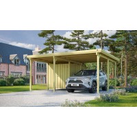 Weka Avtomobilski nadstrešek 607 Vel. 1 s shrambo za orodje 512 x 389 cm
