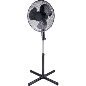 Stoječi ventilator črn Ø 40 cm