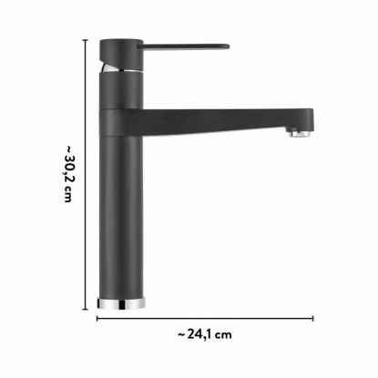 baliv Kuhinjska armatura KI-1210 črna