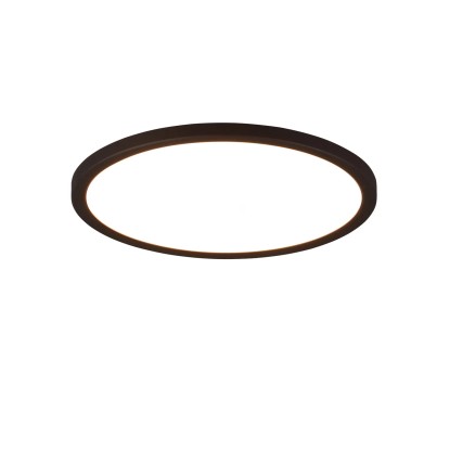 Reality Stropna LED-svetilka Aureo 1-plamenska črna mat Ø 29 cm