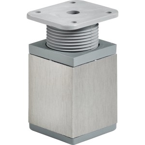 Hettich Pohištvena noga oglata 60-75 mm x 40 mm x 40 mm jeklo 1 kos