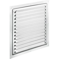 Prekrivna rešetka aluminij 250 mm x 250 mm alu