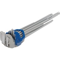 LUX-TOOLS Komplet imbus ključev z okroglo glavo Comfort 9-delni 1,5 - 10 mm