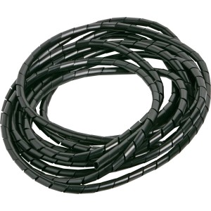 OBI Spiralna kabelska cev Ø 8 mm Črna 5 m