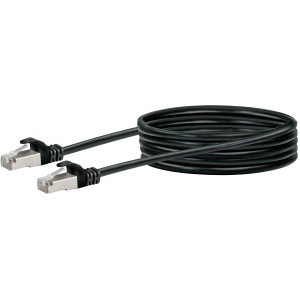 Mrežni kabel CAT 6 (SF/UTP) Schwaiger vtič RJ45 > vtič RJ45 2,5 m Črn