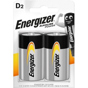 Energizer Alkalna baterija Power D Mono 2 kosa
