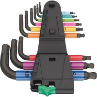 Wera Komplet kotnih ključev 950/9 Hex-Plus Multicolour 2 metrični  9-delni