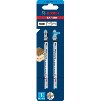 Bosch Expert List za vbodno žago Wood 2-Side Clean T 308 BO 2 kosa