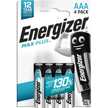 Energizer® Max Plus Alkalna AAA baterija Micro 4 kosi