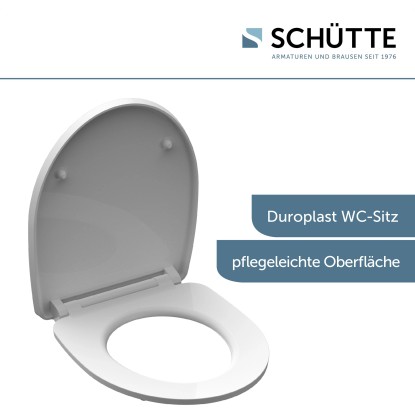 WC-deska Schütte Magic Light duroplast avtomatsko spuščanje hitro odpenjanje