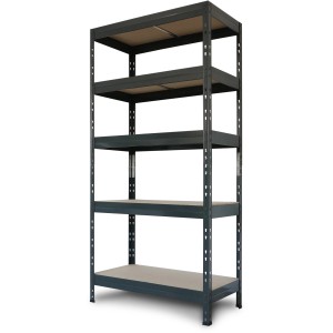 Ar Shelving Vtični regal za težka bremena Rivet M 180 x 90 x 40 cm 5B siv