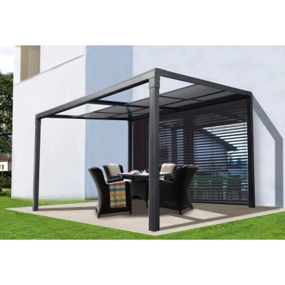 Floraworld Terasni nadstrešek Air antracitni (Š x G) 390 cm x 299 cm