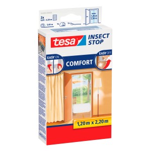 tesa Mreža proti mrčesu za vrata z lepilnim trakom Comfort Bela 220 cm x 120 cm