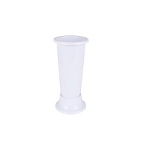 Posoda za rože Ideal 14 cm x 35 cm bela