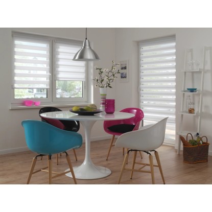Gardinia Easyfix Dvojna roleta z montažno tirnico 75 cm x 150 cm črna