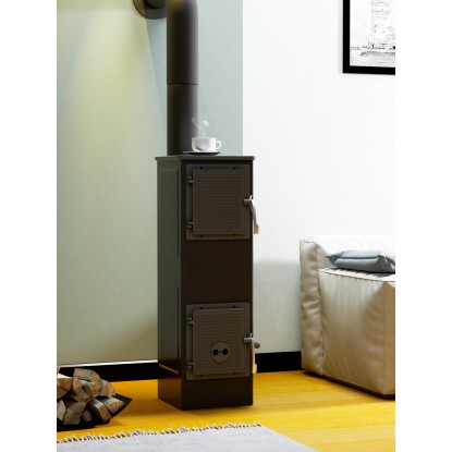 Delavniška peč Toba 2.0 (UNI 1000) jeklo črno 6 kW