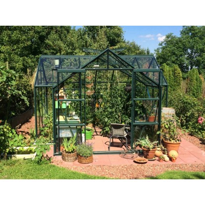 Vitavia rastlinjak Sirius ESG 3 mm Smaragden 13 m² s temeljem