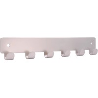 Siro Letvica s kljukicami 1603 kovina ponikljana mat dolžina 240 mm 6 kavljev