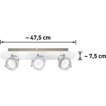 LED-reflektor s 3 sijalkami Montaro