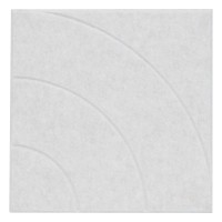 Circle of Life Akustični panel iz PET filca siva 30 x 0,9 x 30 cm 4 kosi