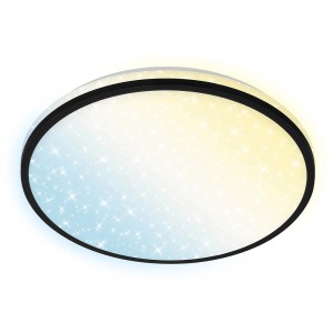 Brilo Stropna LED-svetilka Ivy Sky S B-Smart zatemnitvena črna 24 W