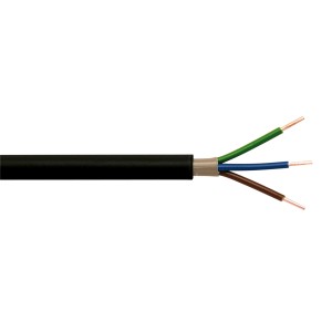 Zemeljski kabel NYY-J 3 x 1,5 črn 1 m