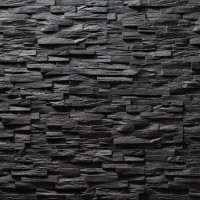 Rebel of Styles Zidna obloga Porto Black 18,7 cm x 57,4 cm