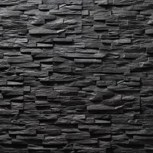 Rebel of Styles Zidna obloga Porto Black 18,7 cm x 57,4 cm